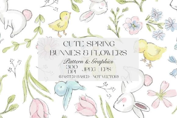 Cute Spring Animals Seamless Pattern: A Delightful Addition to Your Creative Projects
