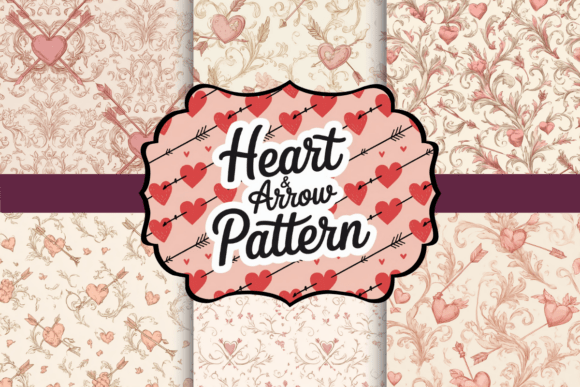Heart Arrow Pattern: A Romantic Design for Creative Projects