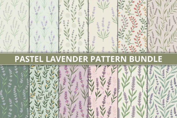 Pastel Lavender Pattern Bundle