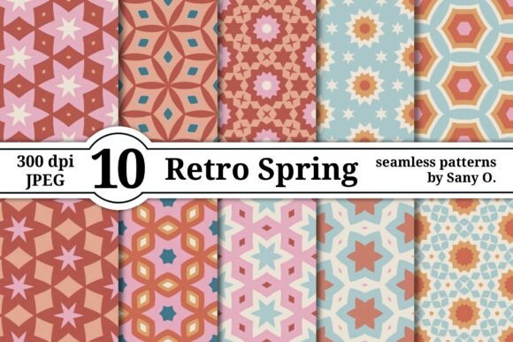 Seamless Pattern Boho Pastel Geometric for Creative Expression